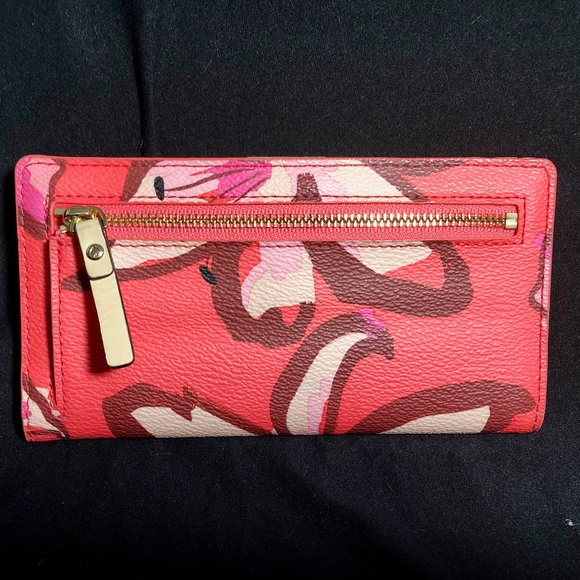 SOLD NEW Coral Kate Spade Floral Stacy Wallet - Picture 3 of 8